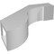 Ekena Millwork 3-in. W x 12-in. D x 12-in. H Del Monte Architectural Grade PVC Knee Brace BRCP03X12X12DEL - alternate 2